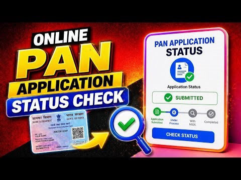 PAN Card Status Check Online 2026 🔥 | Track PAN Application Status Instantly