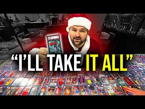 I Bought EVERY CARD He OWNED At Philly Card Show 😳