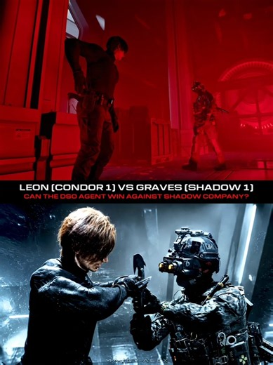 "Condor One vs Shadow One" - Can Leon win against Graves in Resident Evil 9 #shorts #re9 #mw2