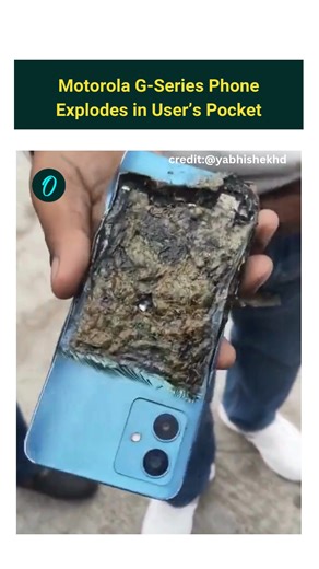 A Motorola G-series smartphone reportedly exploded while inside a user’s pocket, burning through their pants and sparking safety concerns. #Motorola #PhoneBlast #TechAlert #GSeries #ViralVideo #OI | Oneindia News