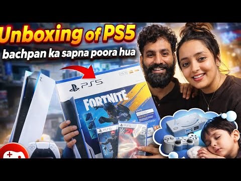 Unboxing of PS 5 and installation | childhood Dream #unboxing #installation #ps5 #playstation #first