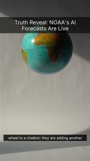 Truth Reveal: NOAA's AI Forecasts Are Live
