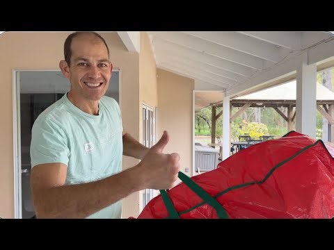 The Easiest Bag to Store an Artificial Christmas Tree