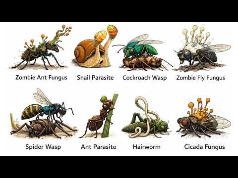 Every Parasite That TAKES OVER Its Host Explained in 8 Minutes