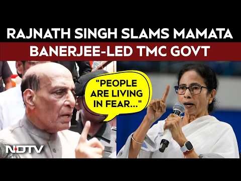 West Bengal Election | "People Are Living In Fear...": Rajnath Singh Slams TMC Government