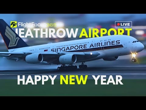Heathrow Airport Live - Thursday 1st January 2026