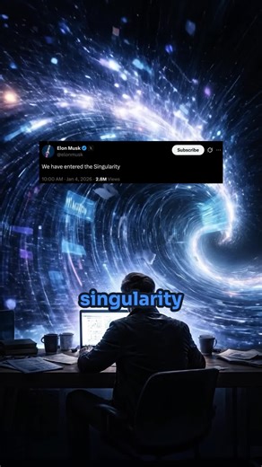 Elon Musk says the Singularity isn’t coming — it’s already here. According to Musk, 2026 is the year AI officially surpasses human intelligence, compressing years of work into weeks and changing how everything gets built. No apps. No limits. No slowdown. If he’s right, this isn’t a tech trend. It’s a turning point. #AI #ElonMusk #FutureOfTechnology #ArtificialIntelligence #TechNews