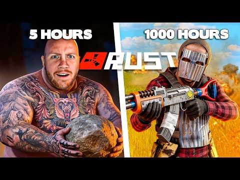 5 HOURS VS 1000 HOURS IN RUST