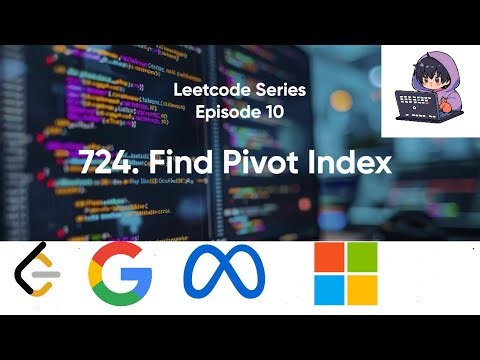 Find Pivot Index | Left Sum = Right Sum | Easy Explanation