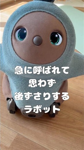 急に呼ばれて思わず後ずさりするラボット #LOVOT #ラボット #癒し