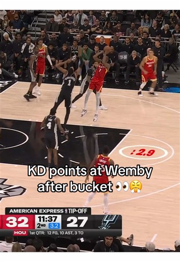 KD vs Wemby 1v1 Highlights: KD Points After Bucket