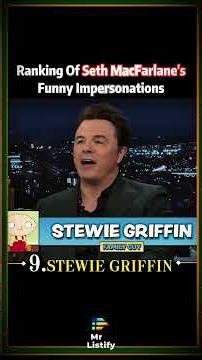 Ranking of Seth MacFarlane's Funny Impersonation!! #sethmacfarlane #ranking