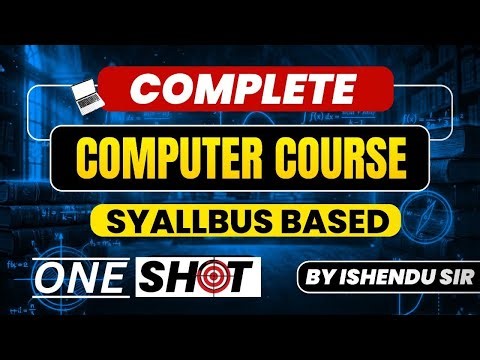 Computer Full Course for SSC & Railway Exams | Complete Basics to Advanced | One Shot
