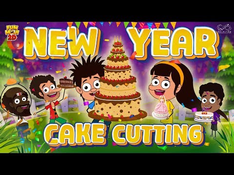 New year Cake Cutting | Happy Newyear | Mama Alludu | Village Comedy | Funmoji 2D | Infinitum