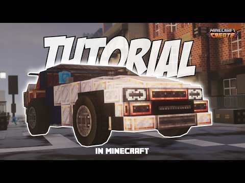 Another Working Car in Minecraft! | Create Mod Step-by-Step Tutorial #minecraft #trackwork