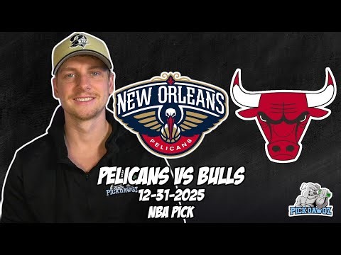 New Orleans Pelicans vs Chicago Bulls 12/31/25 NBA Free Picks & Prediction | NBA Betting Tips