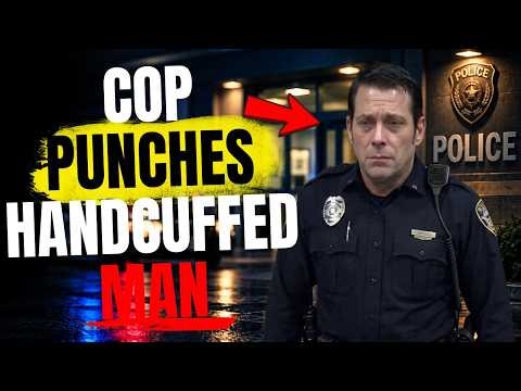 Dirty Cop Punches Handcuffed Man 16 Times — Gets EXPOSED by Dashcam Video