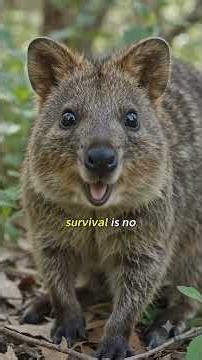 Meet the World's Happiest Animal! 😍 #shorts #animals #wildlife #quokka #youtube #youtubeshorts