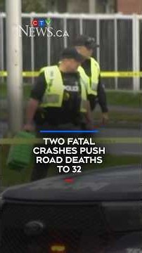 Two fatal crashes push road deaths to 32
