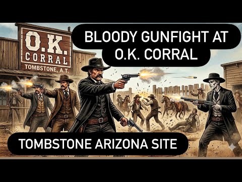BLOODY GUNFIGHT AT THE O.K CORRAL 4K Wyatt Earp Doc Holliday Visiting Tombstone Historic Old West 