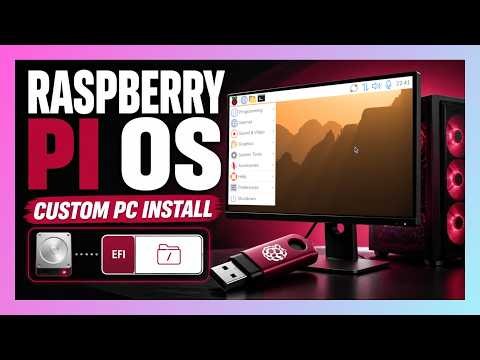 How to Install the New Raspberry Pi OS on a PC (Complete Custom Setup Guide)