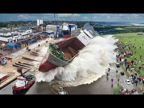 20 Most Terrifying Biggest Ship Launch Failures Caught on Camera