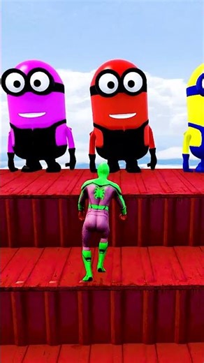 GTA 5 Epic Water Ragdolls | Spider-Man Jumps / Fails ep.18860 #shorts