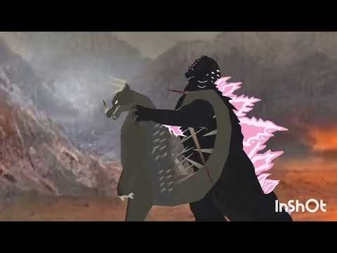 Godzilla evolved vs Anguirus