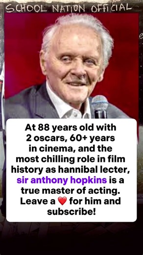 Sir Anthony hopkins at 88 years old
