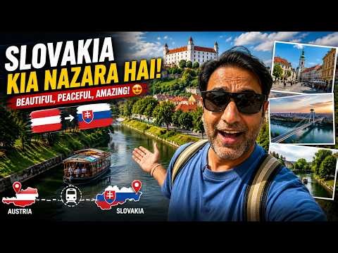 SLOVAKIA KYA NAZARA HAI! 🇸🇰 Beautiful & Peaceful Country | Bratislava City Tour Vlog