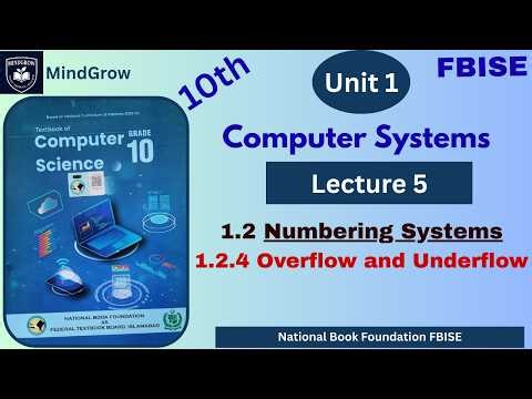 Unit 1 Computer System Lecture 5 |Overflow and Underflow | Class 10 Computer Science FBISE NBF