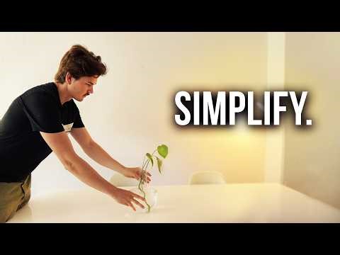 How to Design a Minimalist Life SO GOOD Clutter Stops Coming Back