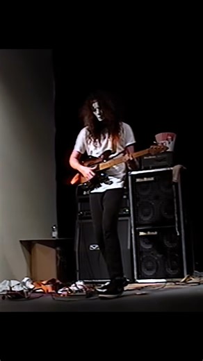 Buckethead Backing Tracks on Instagram: "Rare 1996 footage: Buckethead performing WITHOUT his signature bucket! Watch him slap the bass alongside Maximum Bob at the legendary Bean Benders in Berkeley (March 6, 1996). Just the mask and some serious chops. 🎸 ⬇️ Download my Buckethead Backing Tracks at https://bucketheadexperience.com ♥️ Support Buckethead and his incredible music whenever you can! ♥️ bucketheadpikes.bandcamp.com ♥️ bucketheadpikes.com #bass #bassguitar #slapbass #slapping #guitar