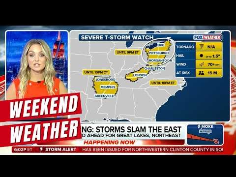 Weekend Storms Bring Severe Weather, Flash Flood Threats Across US
