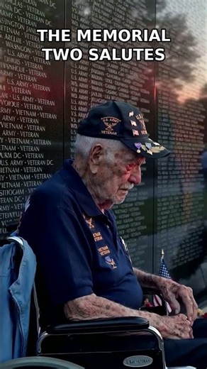 He Touched a Name on the Wall… Then Felt a Hand on His Shoulder 😭