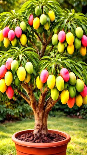 easy and fast techniques for propagating and growing mango trees #garden #plant #nature