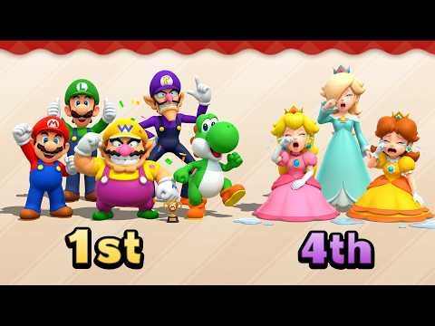 Mario Party: The Top 100 - Lucky Day of Mario & Boy Friends Vs All Girls Characters 4K (UHD)
