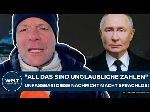 PUTINS KRIEG: "All das sind unglaubliche Zahlen!" Unfassbar! Diese Nachricht macht sprachlos!