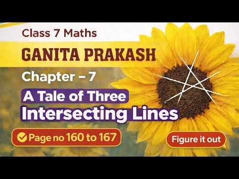 A Tale Of Intersecting Lines Chapter -7 Class 7 Maths | Ganita Prakash Part-1| Page No 160 to 167