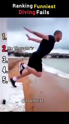Ranking Funniest Diving Fails 😂