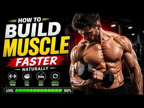 Build Muscle FAST Naturally (2026) – No Steroids, Only Science-Based Guides 