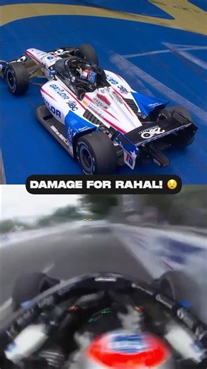 A big setback for Graham Rahal in Practice 2 😬 #indycar #racing