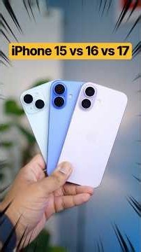 iPhone 15 vs 16 vs 17 | Which is Best Value for Money iPhone in 2026 #iphone #iphone17 #iphone16