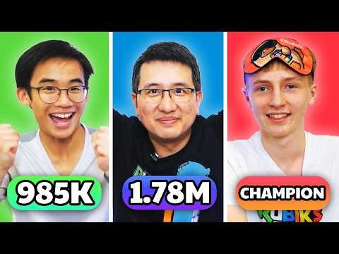 Who's the BEST Rubik's Cube Solver? 🏆 Tingman VS Cheggins VS Ari