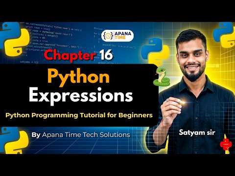 16.Python Expressions | Python Programming Tutorial for Beginners
