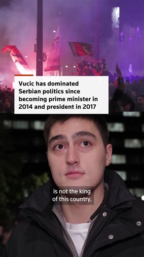 Thousands celebrate student movement election victory in Serbia
