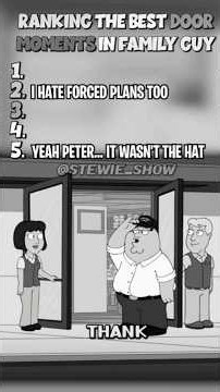 🚪😂Les meilleures scènes de Family Guy réunies en une vidéo #FamilyGuy #FunnyCartoons #PeterGriffin