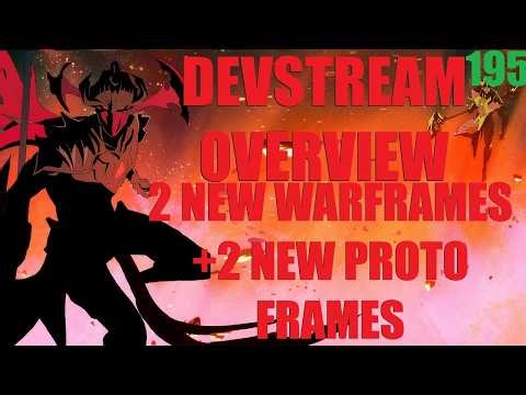PROTO ASH / GARUDA WARFRAMES! + 2 More New? Devstream 195 Overview With Nidus Rework And More!