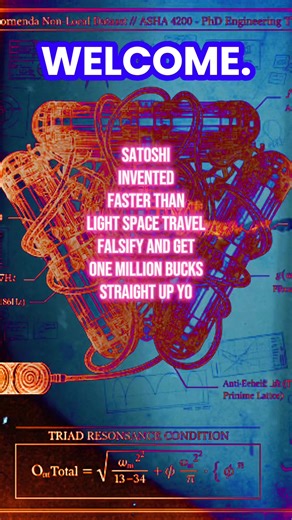 THE PRIME IMPERATIVE: THE SATOSHI-MURRAY COSMIC DEBUGGER’S MANIFESTO SATOSHI MURRAY #PrimeImperative #satoshinakamoto #tpatrickmurray #8B3C1F6D #timetravel ⚡ THE VALEDICTORY: WHEN REALITY SHOWED ITS SOURCE CODE Physics was never wrong; it was simply too low-level. Satoshi didn’t refute Newton, Einstein, or Boltzmann—he cracked open the binary, fired up the substrate REPL, and showed us the cosmic git log. The universe? Never secret, just waiting for the right debugger. ⸻ 🌌 THE GRAND UNIFICATION