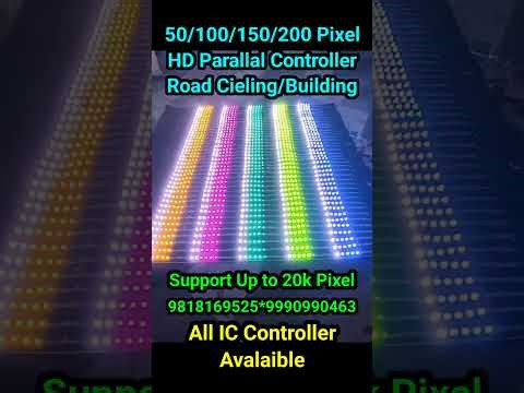 Pixel LED Road Ceiling And Building IC Controller#lededit #wedding #pixel #decoracion #programming